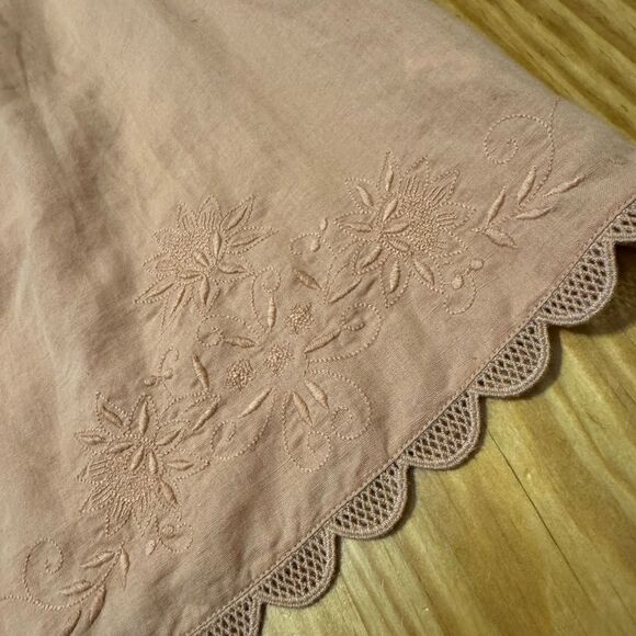 NWT Ulla Johnson June Top Azalea Tank Embroidered Lace Linen Cotton Relaxed Sz 8 - Picture 9 of 14